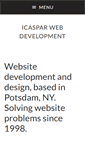 Mobile Screenshot of icasparwebdevelopment.com